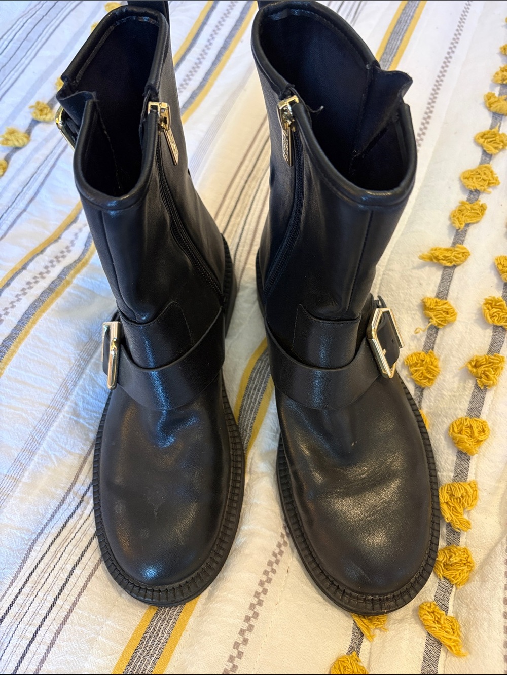 DKNY black ankle boot